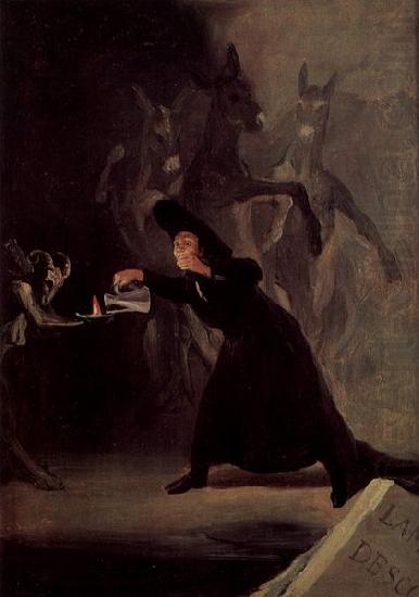 Francisco de Goya Die Lampe des Teufels china oil painting image